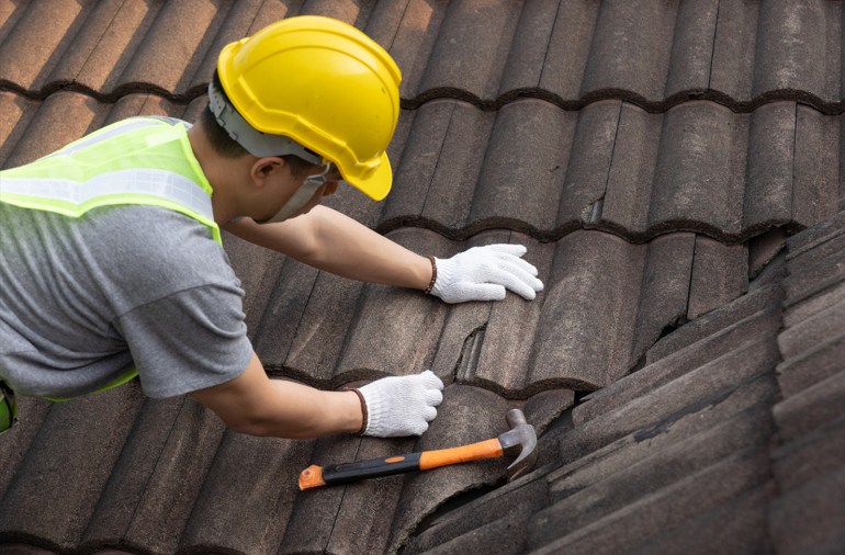 repair holes in your roof